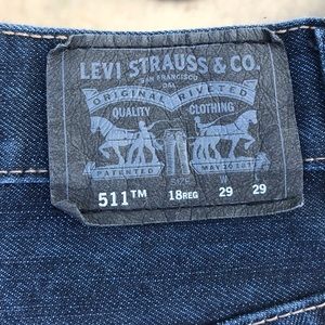 Boys 18 regular Levi’s 511 excellent condition